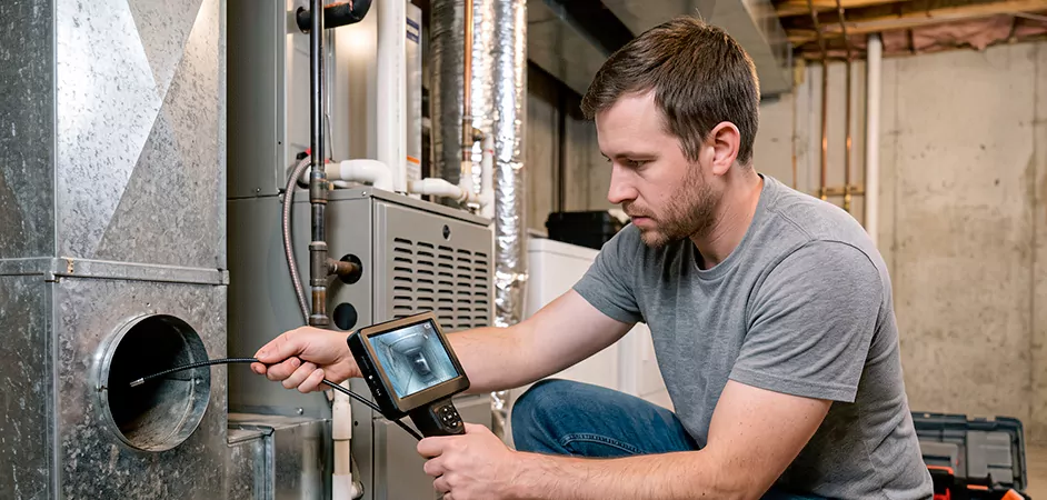 Air Duct Camera Inspection in Midland, TX