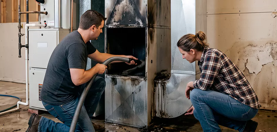 Fire and Flood Duct Restoration in Midland, TX