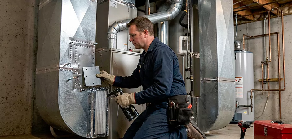 Supply and Return Plenum Repair in Midland
