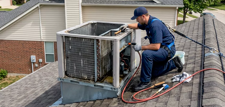 Rooftop Unit Cleaning in Midland
