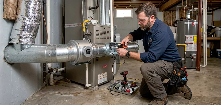 Booster Fan Installation in Midland