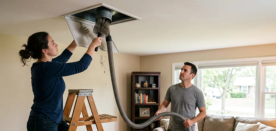 Roof and Wall Exhaust Cap Cleaning in Midland