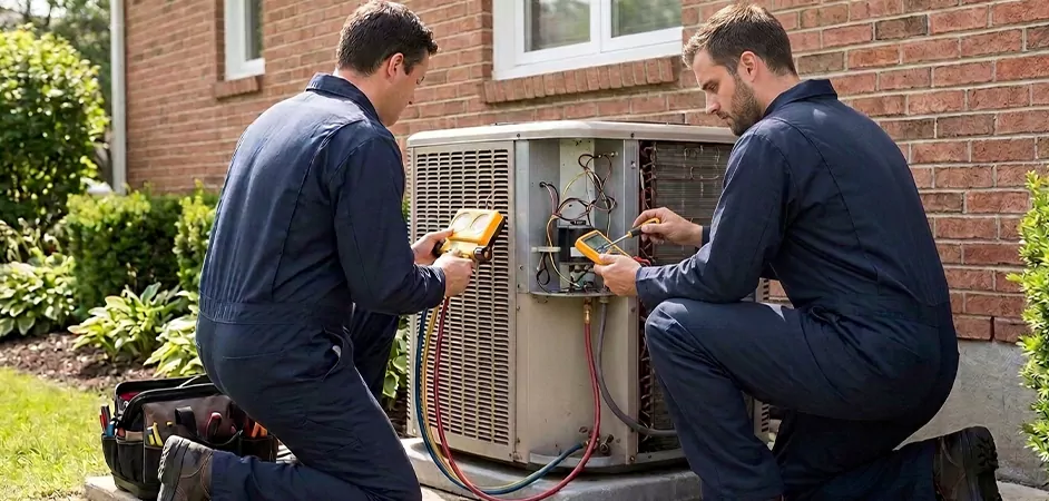 Heat Pump Inspection in Midland