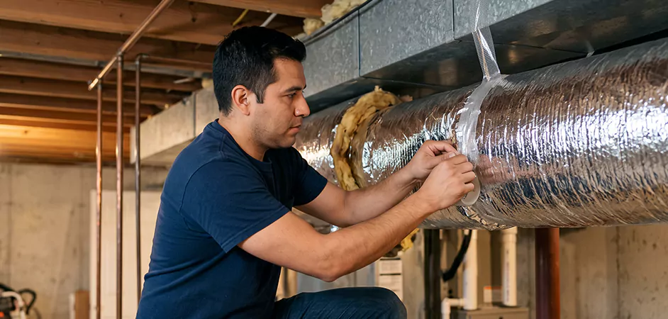 Duct Insulation Upgrade in Midland