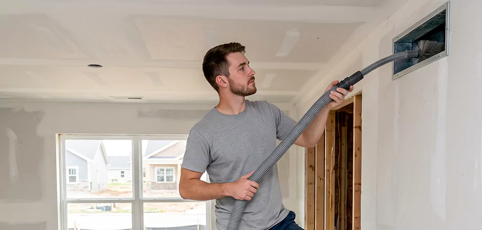 Multifamily New Construction Duct Cleaning in Midland