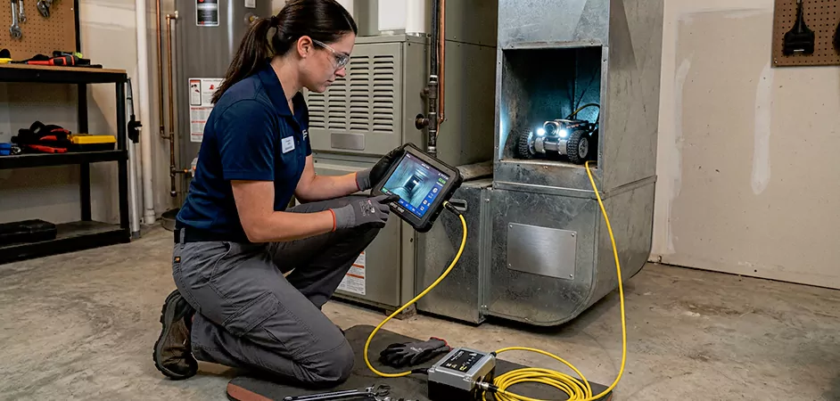 Robotic Duct Inspection in Midland